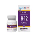 優秀な源無しショット ビタミンB-12 Cyanocobalamin 10000のmcg -エネルギー生産、頭脳の健康及び全面的なウェルネスを支えるビタミンB-12 -潜水タブレット- 60の分解性タブレット