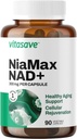 Vitasave NiaMax NAD+ Supplement – 300mg Niacinamide Riboside per Capsule – High-Potency NAD+ Precursor for Energy, Healthy Aging & Metabolic Function – Vegan, Non-GMO, Gluten-Free (90 Capsules)