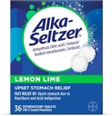 Alka-Seltzerレモンライムハートバーン救済錠、高速酸消化救済、レモンライム風味36Ctのアントエイド