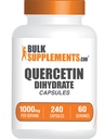 BulkSupplements.com ケルセチン水和カプセル - ケルセチンサプリメント、抗酸化剤サプリメント - サービングあたり4カプセル、240カウント(パッケージ1)