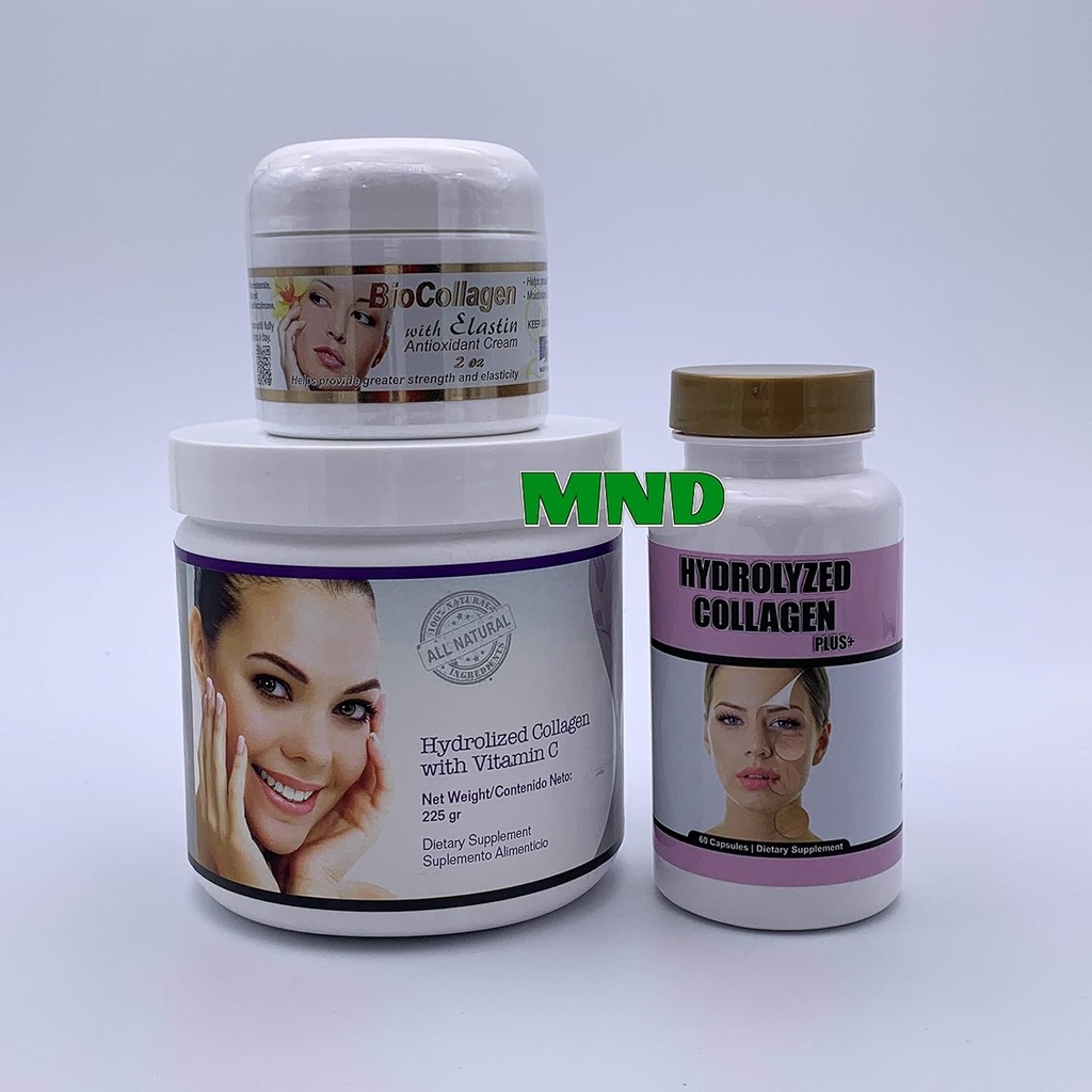 ビタミンCの粉の健康な毛の丸薬のエラスチンのクリームが付いている生物によってhydrolizedコラーゲン