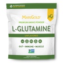 MariGoldの純粋なUnflavored L-Glutamineの粉-健康なGut、免疫および筋肉サポート、非GMOのグルテンフリー、大豆及びアレルゲンは放します(5g/サービングごとの5000mg)