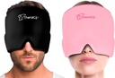 Theraice Migraineの救助の帽子、頭痛のアイス パックのマスク プロダクト、冷却のゲルの帽子、表面の張力、圧力及び掛かることのための冷たい圧縮の頭部の覆い