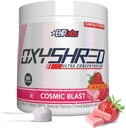 EHP ラボ OxyShred プレワークアウト パウダー - L グルタミン&アセチル L カルニチン、エネルギーブースト ドリンク - Cosmic ブラスト、60 サービング