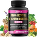 Zolotus Myo-Inositol&D-Chiro Inositolの理想的な比率のイノシトールは、ビターメロン、ミルクの本質、Turmeric、体育館、Chasteberry、Ceylon Cinnamon、Ashwagandha、Berberine - 90のカプセルと補います