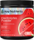 KEY NUTRIENTS のマルチビタミンの電解質の粉 回復のための砂糖無し - リフレッシュ ウォーターメロンの電解質の粉 - 水素化の粉 - カロリー無し、グルテンフリーの電解質の粉- 90 のサービング