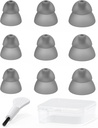 補聴器のドーム - 二重層は、Resound SureFit RIC と Open Fit BTE の補聴器の耳は、キャリーケース (Trial Pack 9pcs) とアクセサリーをタッチします。