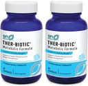 Klaire Labs SFI Health Ther-Biotic Metabolic Formula Probiotic - Metabolism + Immune System - ベジタリアンプロバイオティクス - Hypoallergenic、Dairy-Free(60カプセル/ 2パック)