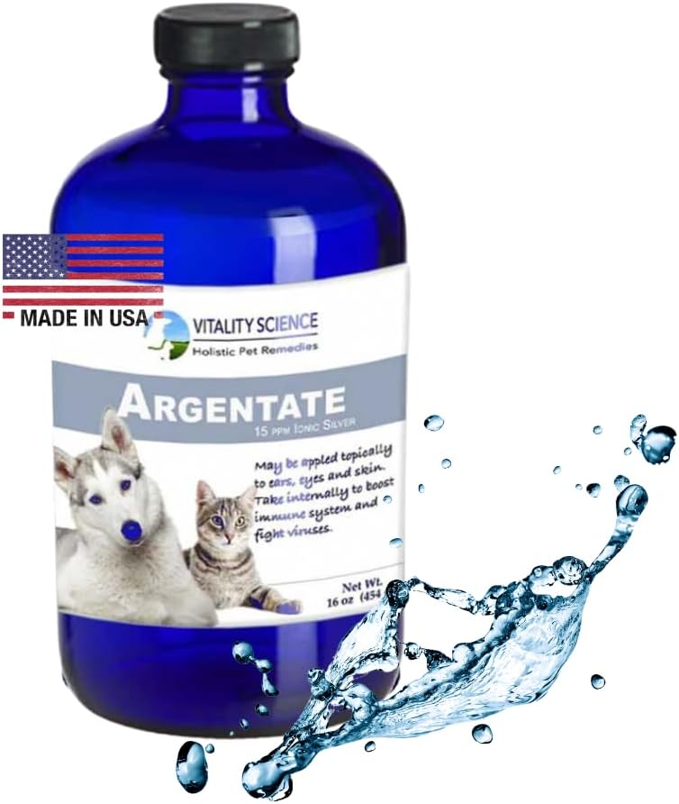 ヴィタリティサイエンス 犬用イオンシルバーを固有 | 酸素リッチ環境の推進 (16oz)