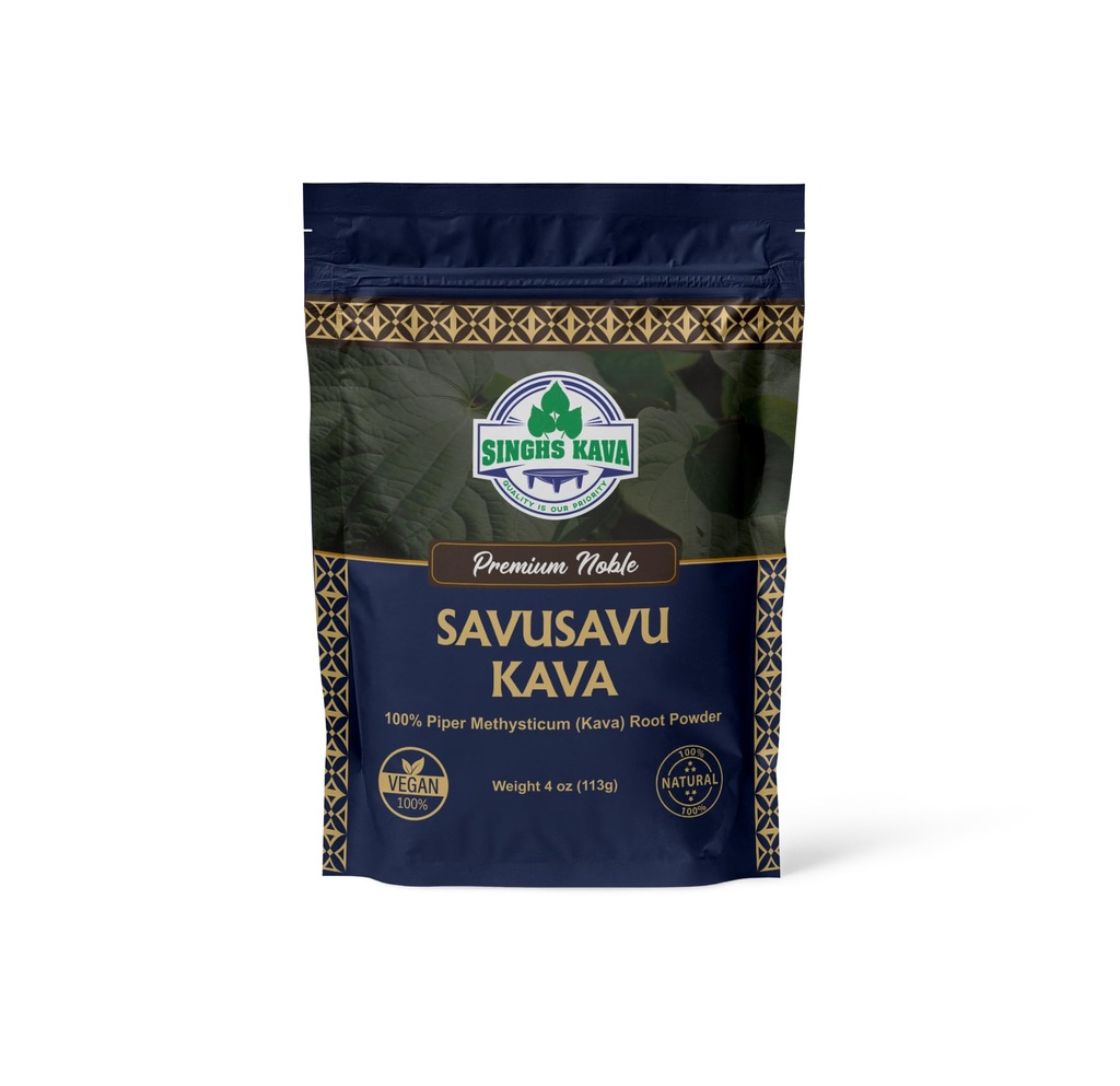 SINGHSプレミアム品質ノーブルフィジーカバ - SAVUSAVU KAVA (16oz)