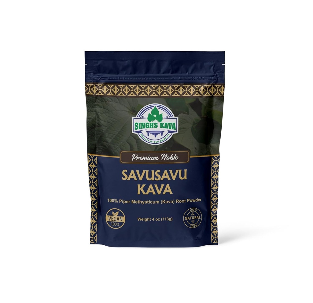 SINGHSプレミアム品質ノーブルフィジーカバ - SAVUSAVU KAVA (16oz)