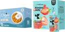 Hethstia Konjac Jelly Strawberry Flavor with Collagen Peptides 10 パックとKonjac Rice Gluten Free 12 パック 低カロリー、ケト、砂糖無料、ヘルシーフード