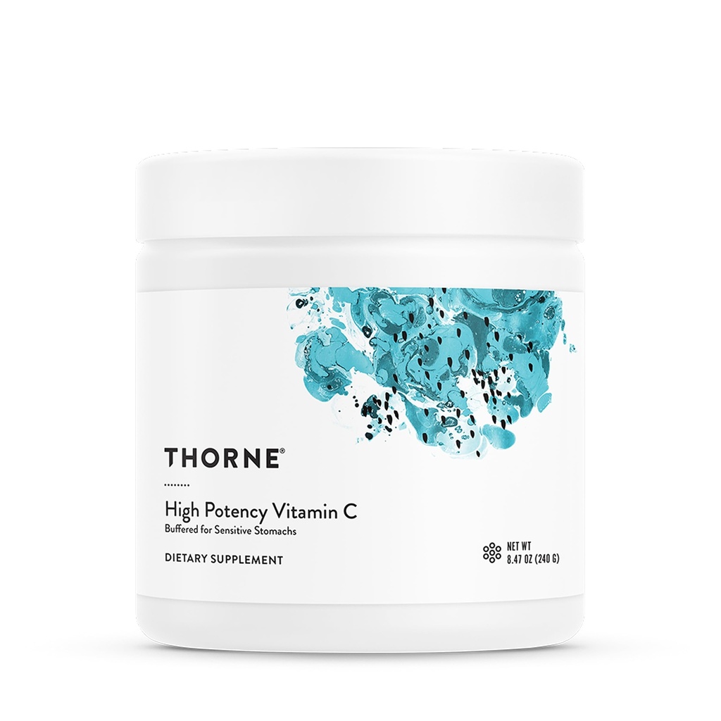 THORNE - 高効力ビタミンC - カルシウム、マグネシウム&カリウムとアスコルビン酸 - 健康な免疫機能&抗酸化剤サポート* - 第三者認証 - グルテン、酪農場&大豆フリー - 42 サービング