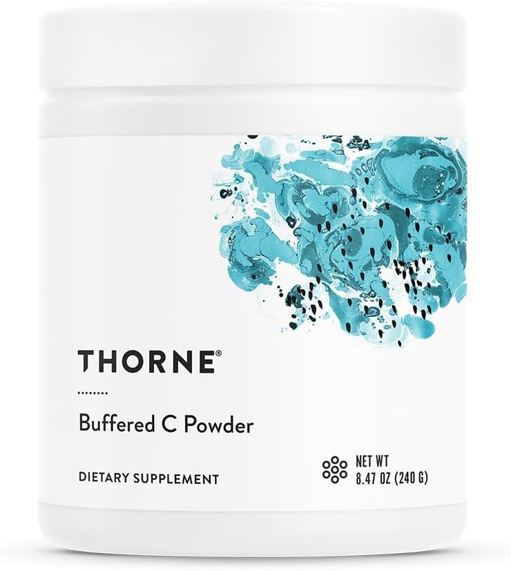 THORNE - Buffered C Powder - Vitamin C (Ascorbic Acid) with Calcium, Magnesium & Potassium - Supports Healthy Immune Function & Collagen Formation - Provides Antioxidant Support* - 8.32 Oz