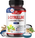 L-Citrulline サプリメントカプセルは、L-アルギニン、タウリン、クレアチン、トンカトアリ、ファドジャアグレシスで豊富に配合されています | 筋肉持久力、スタミナと回復のための超ニトリ酸化ブースター | 180 カプセル
