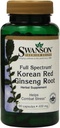 Swansonの報酬のフルスペクトルの韓国の赤いGinsengの根400のmg 90の帽子- 2のパック