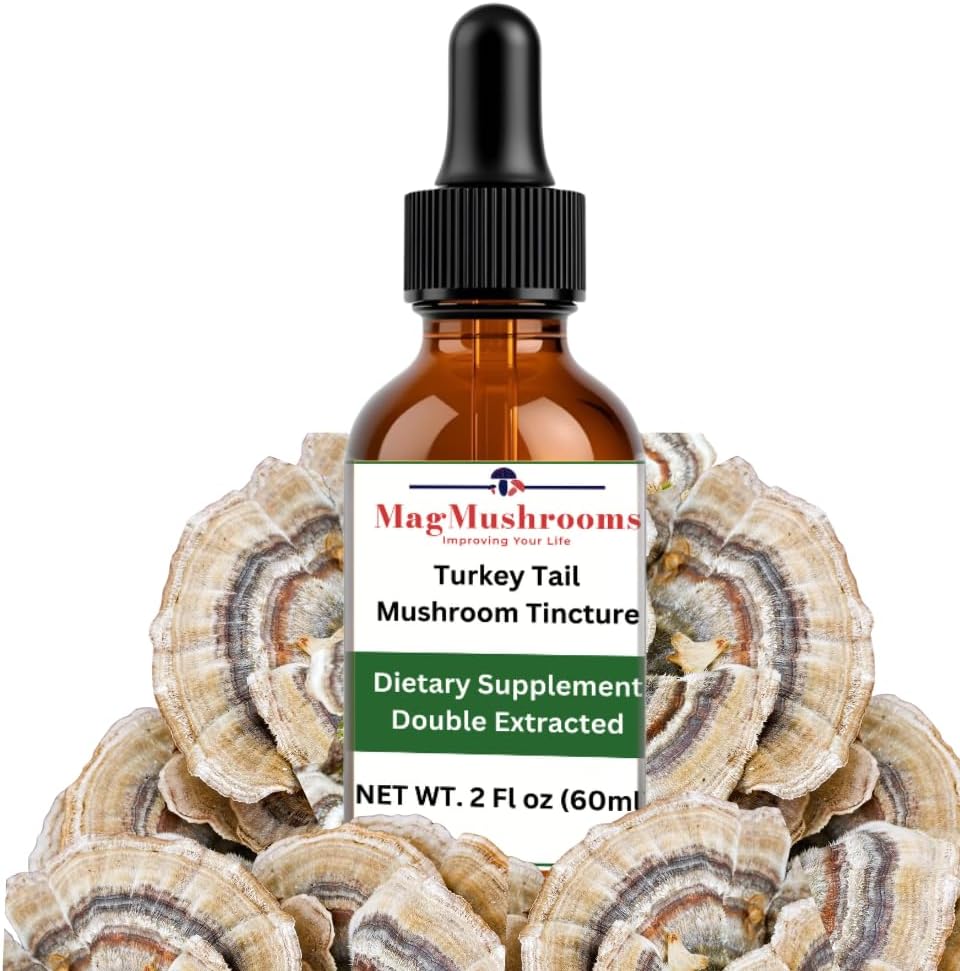 トルコの尾きのこの液体のエキスのチンキ、毎日の補足、高い効力、2 Flのoz、60の線量のために得られる倍