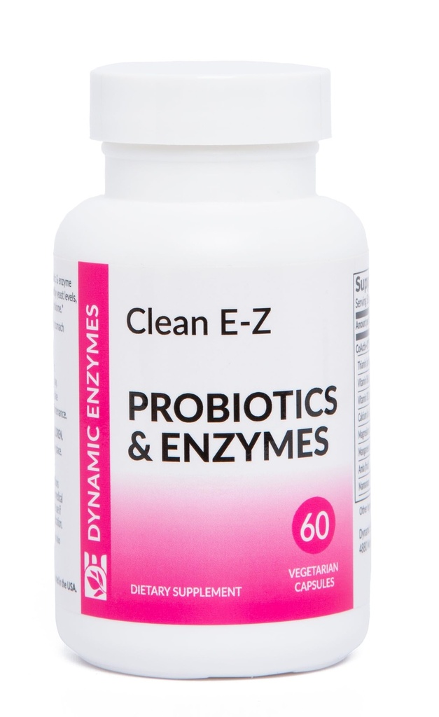 クリーンE-Zカンジダ - Microflora Gutバランス、カンジダクレンジング、イーストセルウォールの消化、プロバイオティクス&消化酵素、ガットフローラ健康 | 60カウント