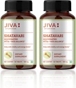 JIVA Shatavariは500mgを錠剤にします 男性と女性のためのアーユルヴェーダサプリメント - 120錠(パッケージ2)