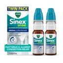 ビッククシネックスSEVERE Allergy&Sinus Nasal Spray、元の超ファインミスト、Decongestant Medicine、風邪またはアレルギー、Sinus圧力救済、265スプレーx 2による鼻の混雑からの救済