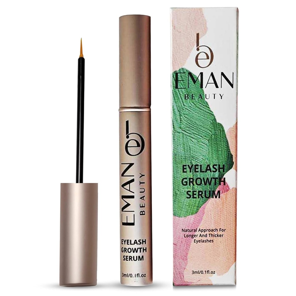 Eyelash Growth Serum All-Natural Lash Enhancer Helps You Achieve Longer Thicker & Fuller Eyelashes It Boosts Growth For Stronger Healthier Lashes New Beauty Essential (3ml)