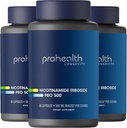 ProHealthニコチンアミドリボシドプロ500。 特許取得済みのNR Niagen 500mg Plus 250mg TMG。 NAD +サプリメントはNAD +をブーストします。 300研究で証明されるNRサプリメント。 30 サービング (3 パック)