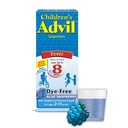 子供のAdvilの懸濁液(4 の fl。 oz、青い ラズベリー風味を付けられる)、100mg Ibuprofenの熱くする減力剤/Pain のレバー、液体の痛みの薬、年齢 2 – 11