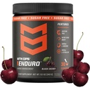 MTN OPS Enduro Nitric Oxide Stim Free Pre Workout | マグネシウムのクエン酸塩、Lのアルギニン及びLのクエントルリンのカフェインの自由なプレワークアウト | 30 サービング ブラックチェリー