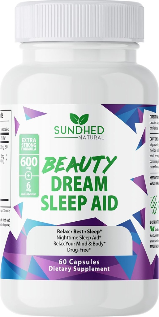 Sleep Aid Beauty Dream Sleep Aidは、MelatoninとValerian Rootで眠るフォーミュラを形成するノンハビットです。 睡眠アメージングとウェイクアップがリフレッシュされ、米国で作られたナチュラルスリープを取得