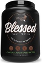 Blessed Vegan Protein Powder - Plant Based Protein Powder Meal Replacement Protein Shake, 23g of Pea Protein Powder, Dairy Free, Gluten Free, Soy Free, No Sugar Added, 30 Servings (Chocolate Mylk)