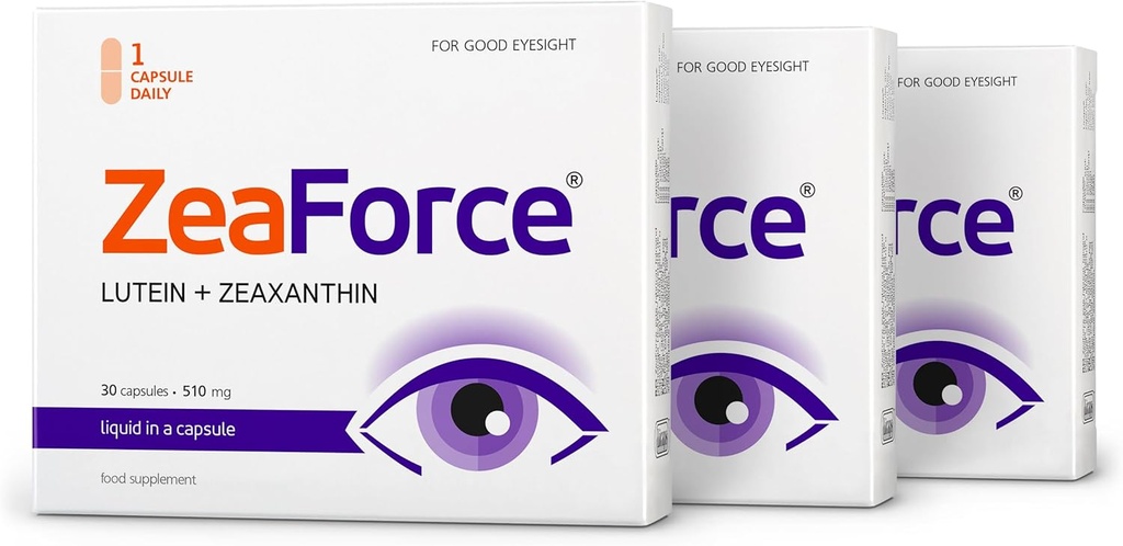 Excellent Vision with 1 Capsule/Day. Concentrated Composition. Multidirectional Action. Liquid Formula for Complete Absorption and Faster Effect. Laboratory Tested. (3 Month Supply)