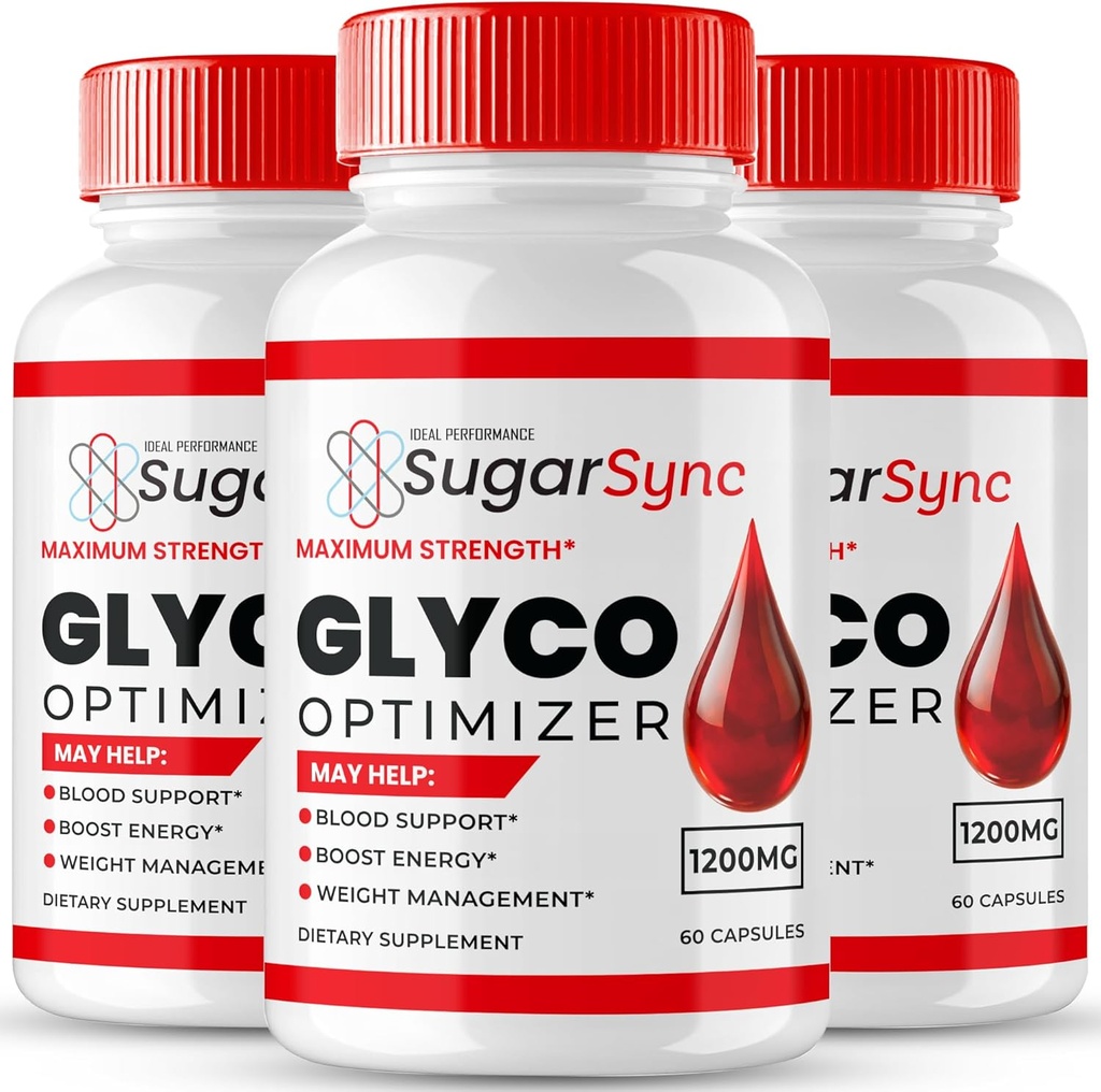 Sugar Sync Glyco Optimizerのレビュー、Sugar Sync Glyco Optimizer Supplement Capsules - 最大強度、SugarSync Glyco All Natural Fommula Pills、SugarSyncGlyco Health Support Reviews (3パック)