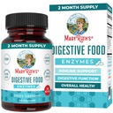MaryRuth Organics 消化酵素 | 最大2ヶ月の供給 | ビーガン消化健康補助食品と腸の健康酵素コンプレックス | 12以上の酵素 | ビタミンB6 & B12