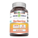アメイジングフォーミュラ ベルベリン1000mg/サービング60カプセルサプリメント | 非GMO | グルテンフリー | アメリカ製