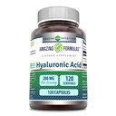 アメージングフォーミュラ ヒアルロン酸サプリメント | サービングあたり200 Mg | 120カプセル | ノンGMO | グルテンフリー | アメリカ製