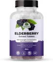 驚くべき植物のElderberryのエキス100Xの強さのタブレット-有機性免疫サポート及び健康の補足  30のタブレット
