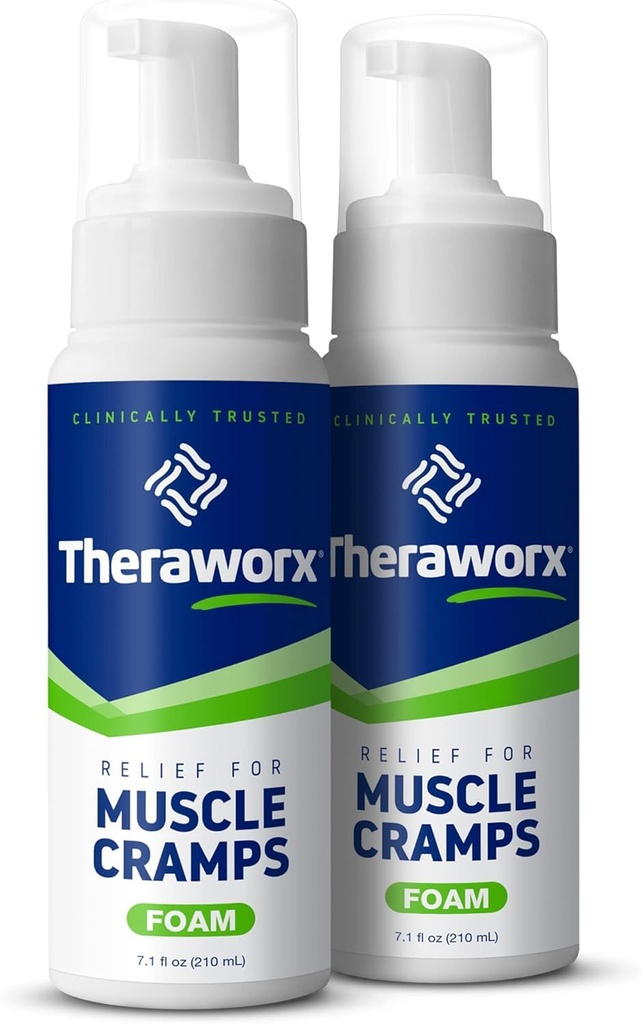 筋肉のためのTheraworxの救助は泡の速い行為筋肉Spasm、マグネシウムの硫酸塩との足の痛み- 7.1のoz - 2の計算を泡立ちます