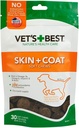 Vetのベストスキン&コートドッグサプリメント - ビタミンEとビオチンを配合し、犬の健康的な肌とコートを維持 - 50の咀嚼可能なタブレット