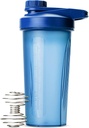 ツイストキャップ、28 oz、ワイヤー ウィスク ボールが付いている青い蛋白質のシェーカーのびんが付いている蛋白質の混合のためのペンのシェーカーのびん