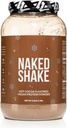 Naked Shake - ホットココアプロテインシェイク - 植物ベースのタンパク質粉末とMctオイル - グルテンフリー、大豆フリー、Gmosや人工甘味料なし - 30サービング
