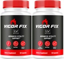 (2 Pack) Vigor Fix Pills, Vigor Fix, Vigor Fix Advanced Formula, Vigor Fix Formula, Vigor Fix Vitamin, VigorFix Pills 120 Capsules for 2 Months