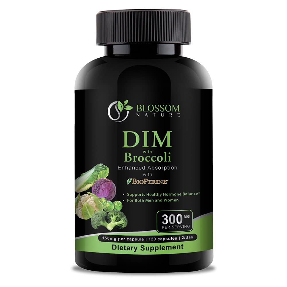 女性及び人のためのBroccoli 200mg BioPerine 10mg-Hormoneおよびエストロゲンのバランス、Menopauseの救助、PCOS及びPMSサポート、ホルモンのアクネの処置120の帽子、Diindolylmethane 150mg/帽子