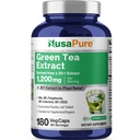 NusaPure緑茶20:1抽出物、1200mg 24000mg、180ビーガンカプセル、50%EGCG、98%ポリフェノール、80%カテキン