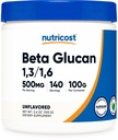 Nutricostベータグルカンパウダー100グラム - 1,3/1,6 - 非GMO