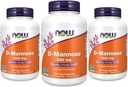 NOWフーズサプリメント、D-Mannose 500mg、非GMOプロジェクト検証、健康な尿路*、120ベジカプセル(パッケージ3)