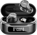 TOZO NC9の雑種の活動的な騒音は無線イヤフォン、6つのMics ENCの明確な呼出し、防水IPX8耳のBluetooth 5.3で取消します ヘッドフォン ステレオバス 耳の芽 59H LED表示32 EQsとAPPによる再生時間