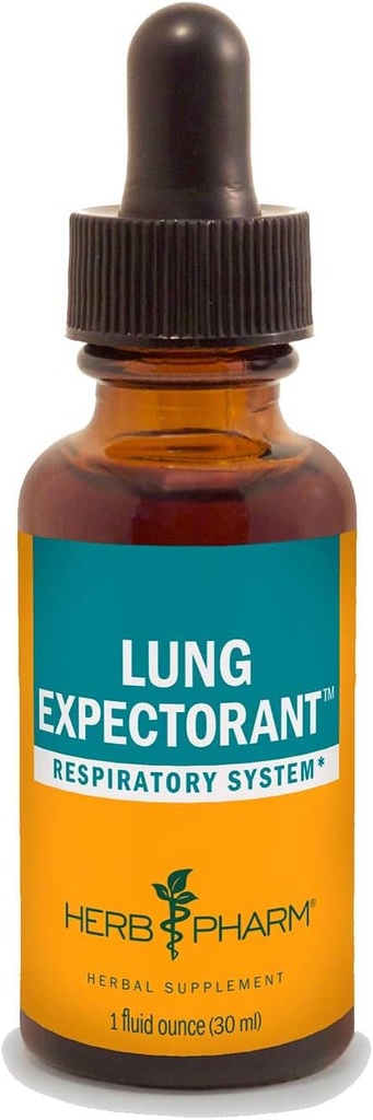ハーブ Pharm Lung Expectorant 液体の草の方式 サポート 呼吸器免疫応答 - 1 の Ounce (パッケージ 1)