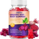 Beet Root抽出物、ザクロジュースパワー、男性と女性の非GMO、グルテンフリー、60Gummiesのためのサービングごとのブドウ種子エキスサプリメント