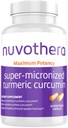 Nuvothera の超小型のタービン クルクミンは 1 か月の供給の急速な吸収、全根、非 GMO のサポート接合箇所、皮、腸の健康及び酸化防止剤 (60 のカプセル)をカプセル化します