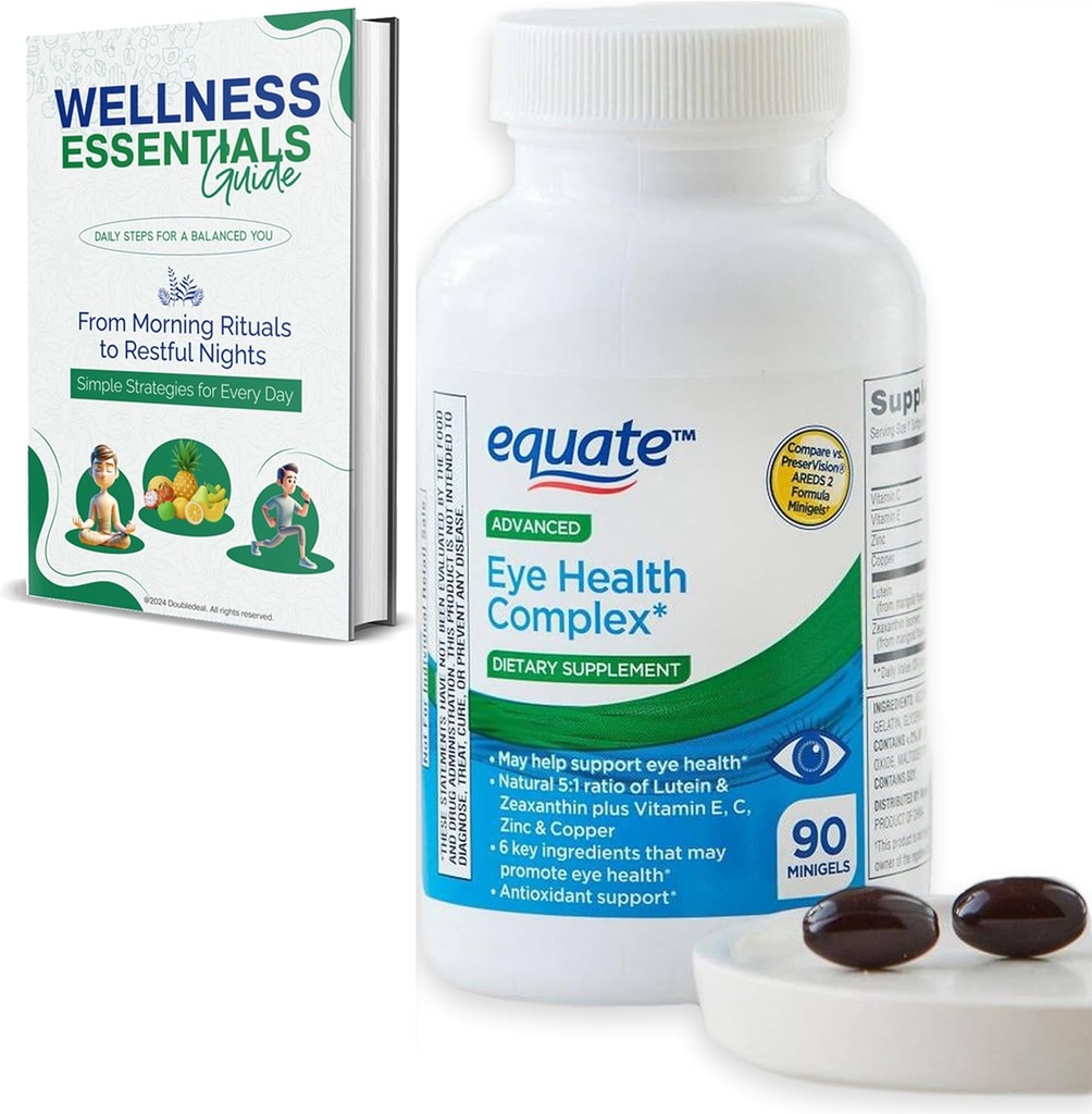 高度の目の健康のMinigels 90の計算、Lutein及びZeaxanthin +のビタミンE、C、亜鉛および銅(45日の供給)のCarotenoidブレンド